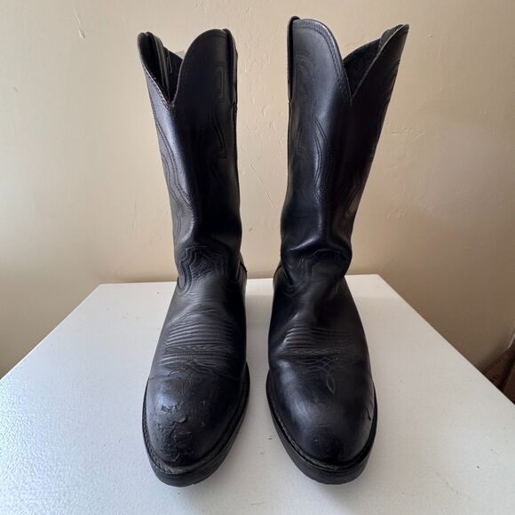 DURANGO FR200 SAFETY TOE BLACK 12” COWBOY WORK BOOTS MEN\'S Size 11 EE main image 10